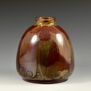 Vaso con fiori stilizzati - Galileo Chini, L'Arte della Ceramica, 1900-1902 circa